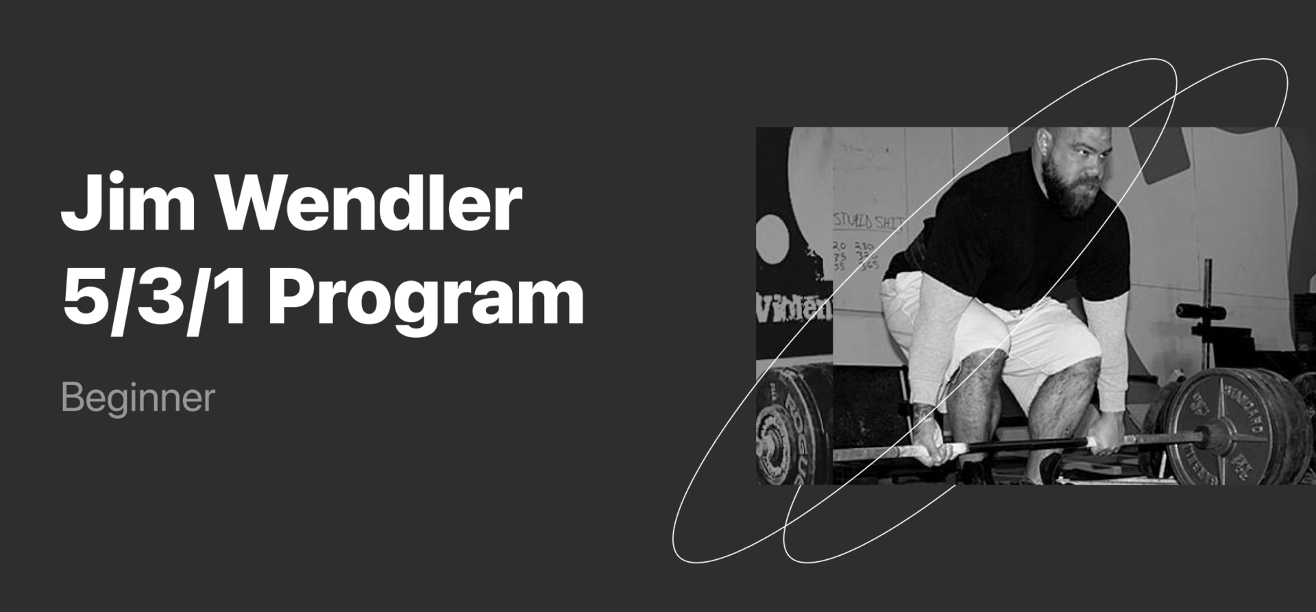 Jim Wendler 5/3/1 [For Beginner]