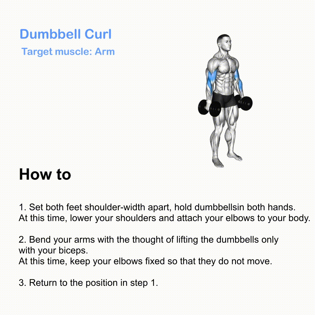 Shoulders and Biceps 💪🏼 Dumbbell Only - 2 sets of each exercise