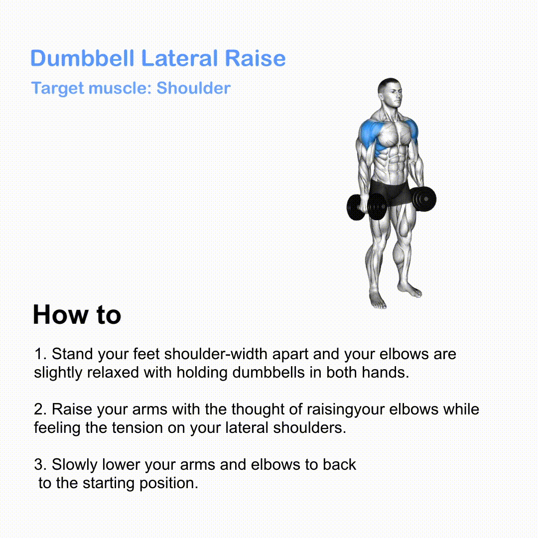 Shoulders and Biceps 💪🏼 Dumbbell Only - 2 sets of each exercise